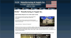 Desktop Screenshot of dirmanufacturing.com